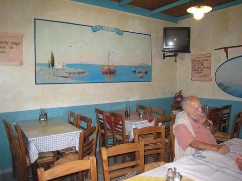 Alfred de Grazia, taverne Galini