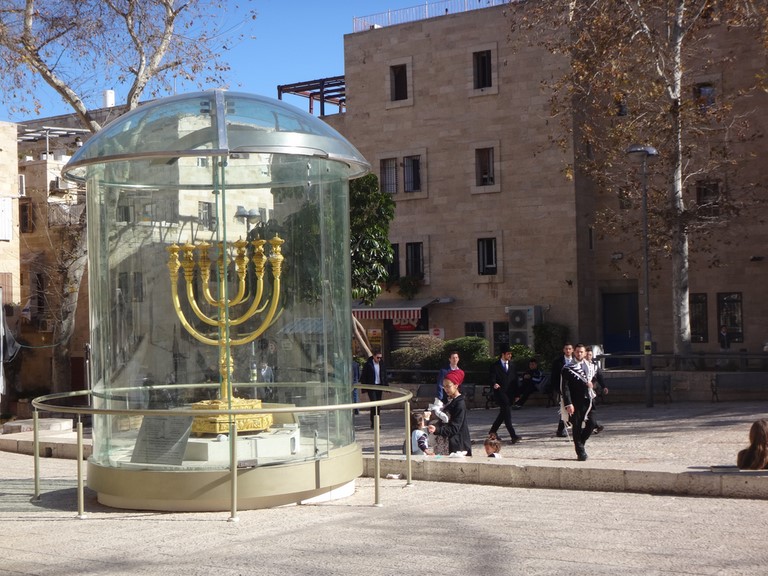 jerusalem old city menorah