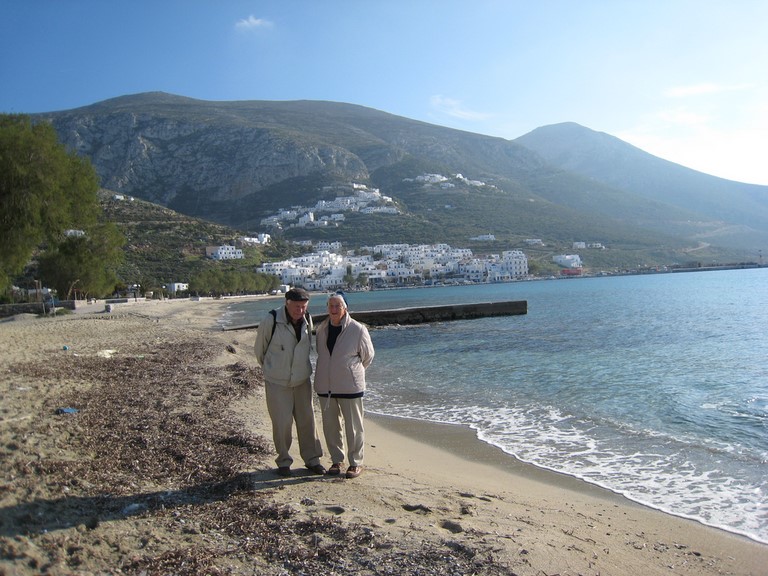 Charles et Madeleine Hueber, Amorgos, 2007