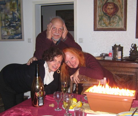 Rosamaria Rossi, Alfred de Grazia, Anne(Marie de Grazia, décembre 2010